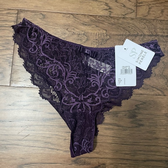 Simone Perele Other - 💖 Simon Perele Celeste Tanga Size 2 (small) deep purple panty NWT 💖